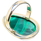 Malachite Rings handcrafted by Ana Silver Co - RING132043 - Photo 3