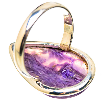 Charoite Rings handcrafted by Ana Silver Co - RING132046 - Photo 3
