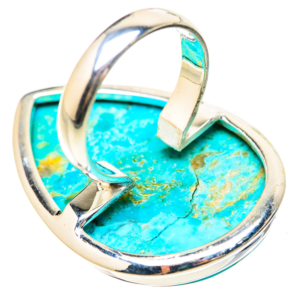 Chrysocolla Rings handcrafted by Ana Silver Co - RING132057 - Photo 3