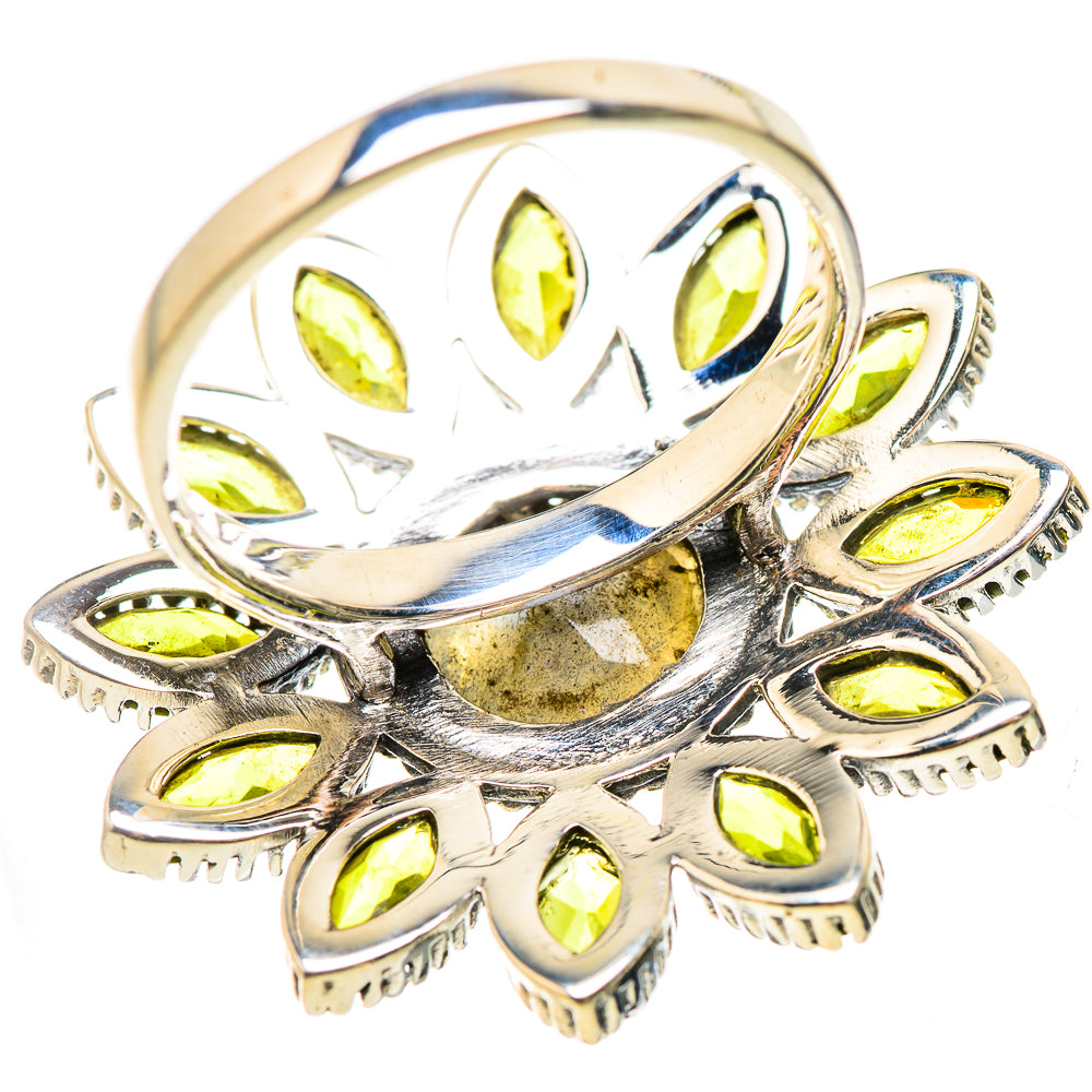 Labradorite Rings handcrafted by Ana Silver Co - RING132063 - Photo 3