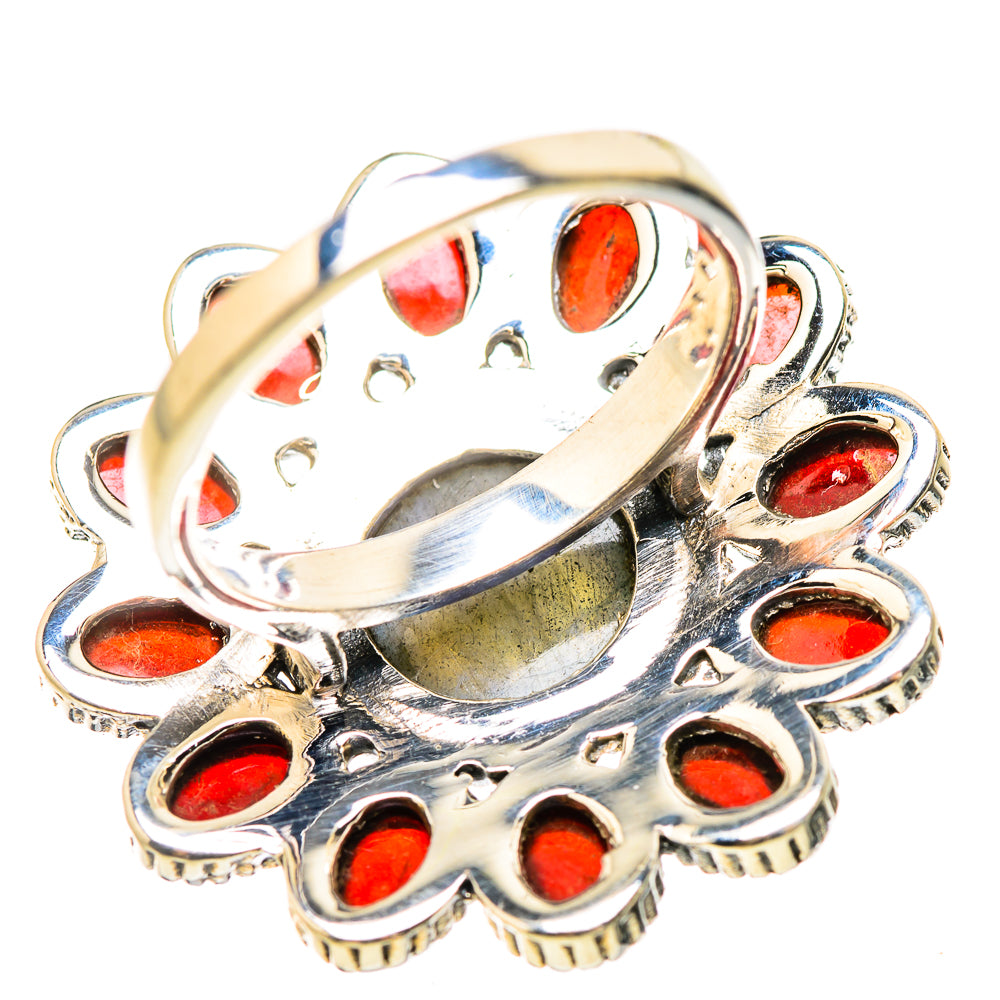 Labradorite Rings handcrafted by Ana Silver Co - RING132065 - Photo 3