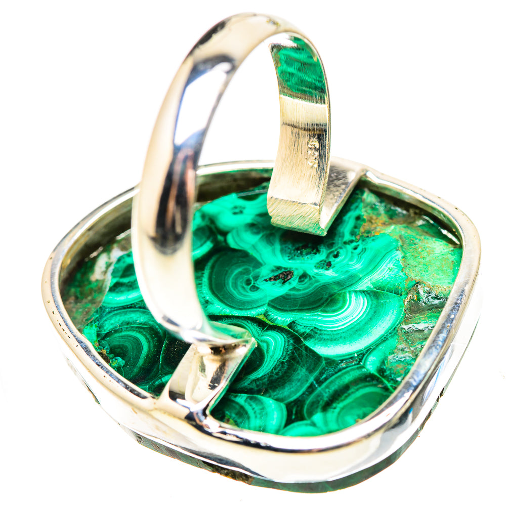 Malachite Rings handcrafted by Ana Silver Co - RING132082 - Photo 3