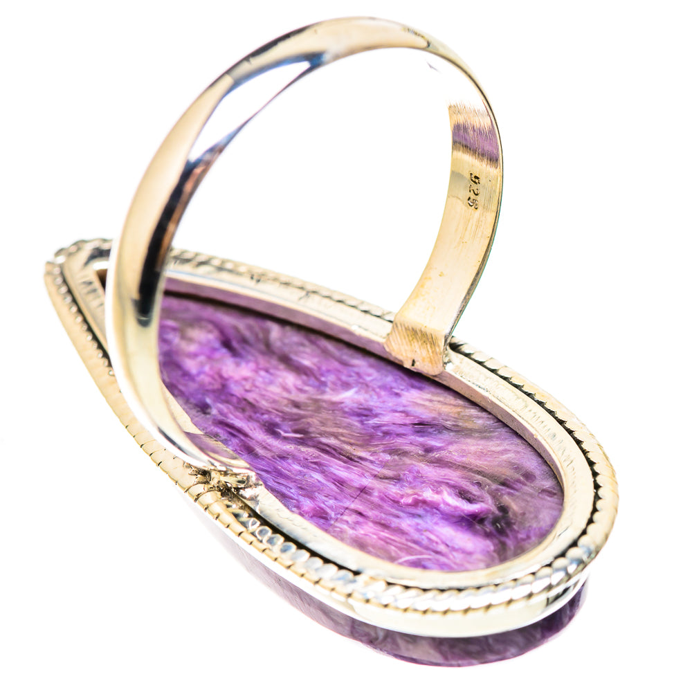 Charoite Rings handcrafted by Ana Silver Co - RING132087 - Photo 3
