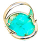 Chrysocolla Rings handcrafted by Ana Silver Co - RING132095 - Photo 3