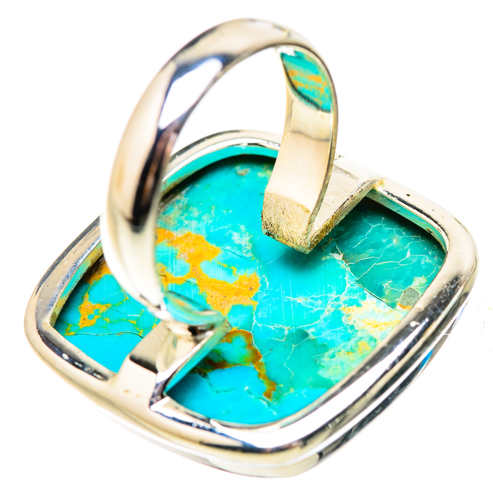 Chrysocolla Rings handcrafted by Ana Silver Co - RING132098 - Photo 3