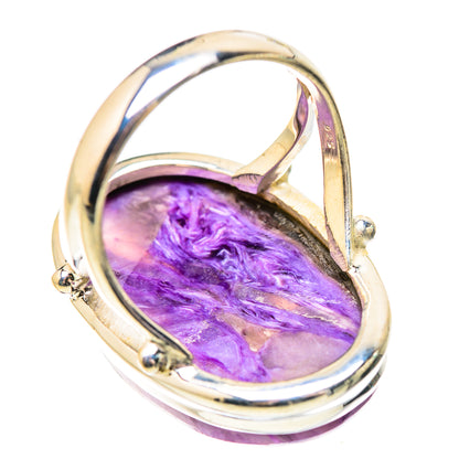 Charoite Rings handcrafted by Ana Silver Co - RING132107 - Photo 3