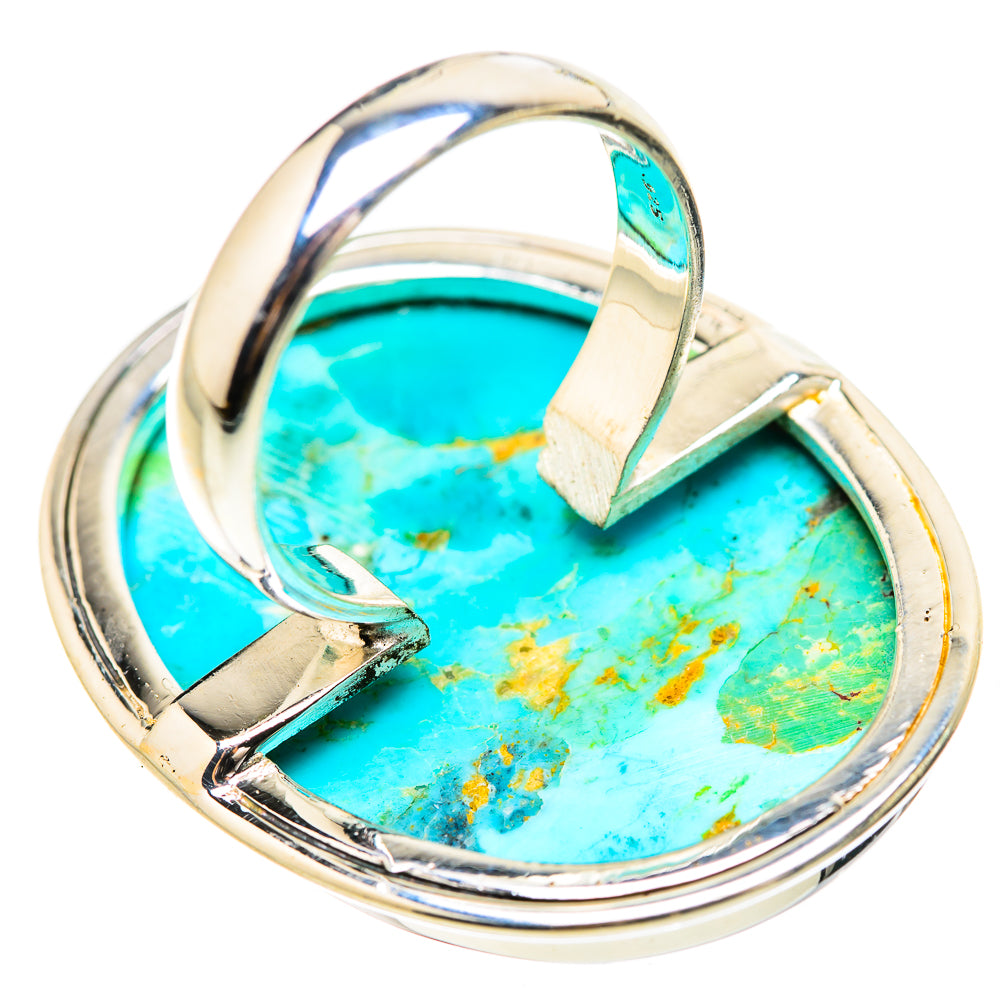 Chrysocolla Rings handcrafted by Ana Silver Co - RING132115 - Photo 3