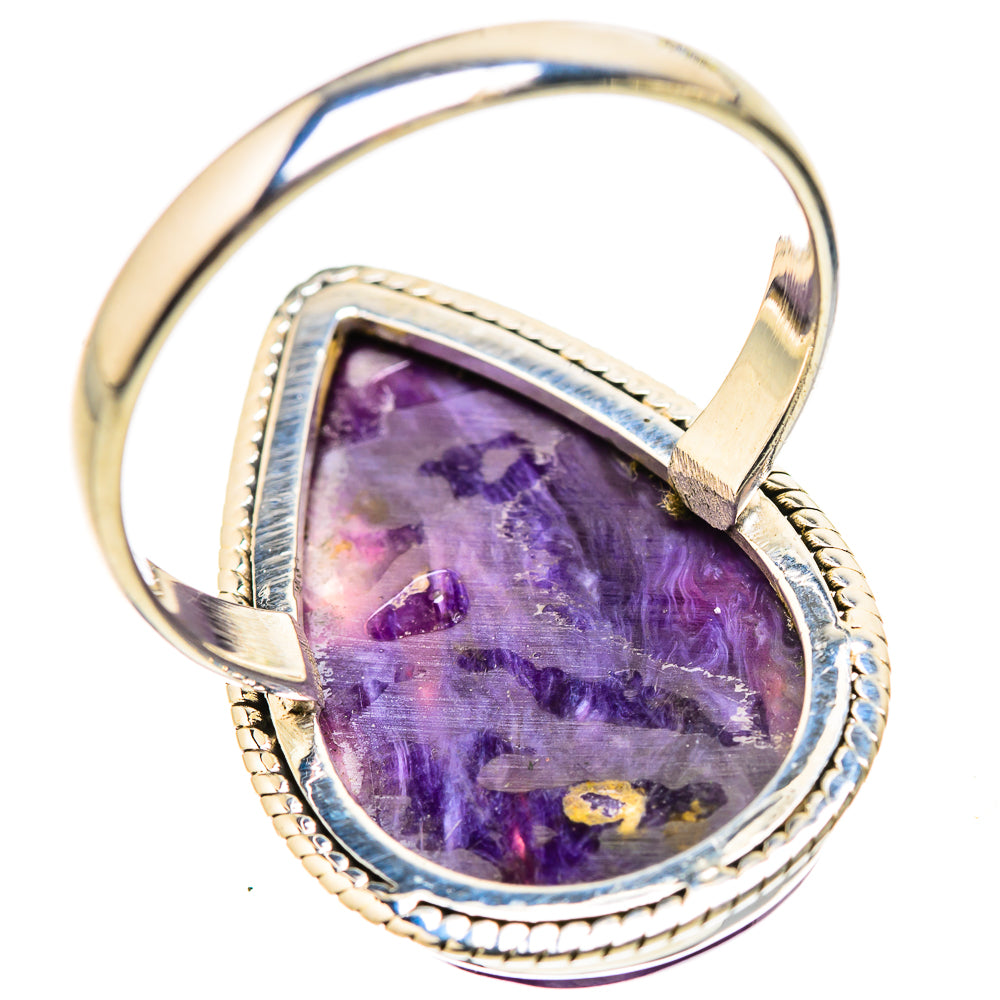 Charoite Rings handcrafted by Ana Silver Co - RING132121 - Photo 3