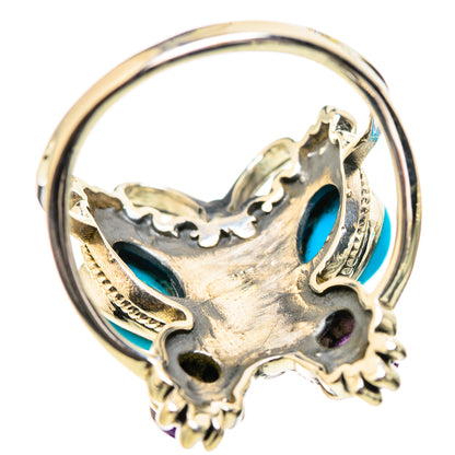 Sleeping Beauty Turquoise Rings handcrafted by Ana Silver Co - RING132141 - Photo 3