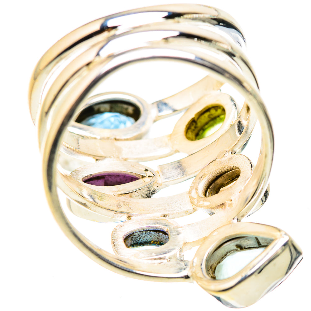 Swiss Blue Topaz Rings handcrafted by Ana Silver Co - RING132142 - Photo 3