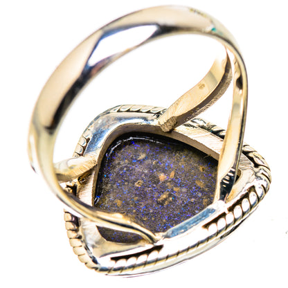 Andamooka Opal Rings handcrafted by Ana Silver Co - RING132164 - Photo 3
