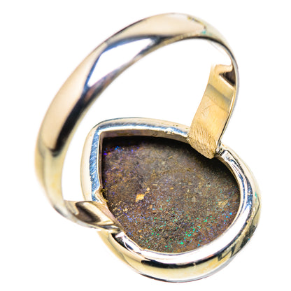 Andamooka Opal Rings handcrafted by Ana Silver Co - RING132166 - Photo 3