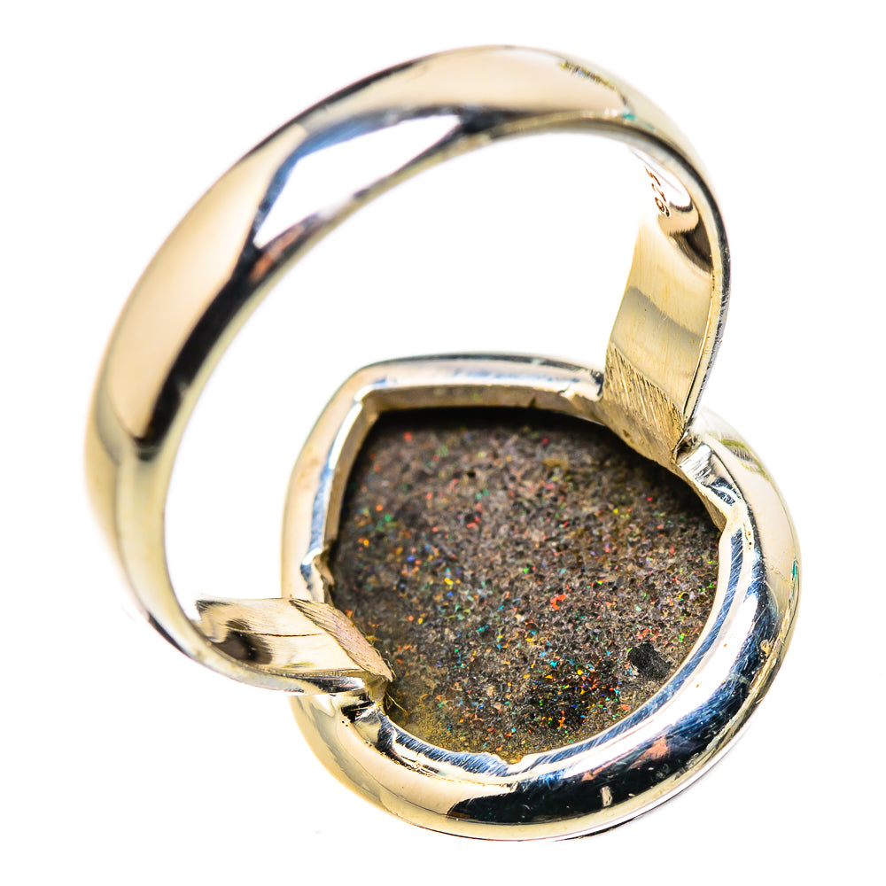 Andamooka Opal Rings handcrafted by Ana Silver Co - RING132197 - Photo 3