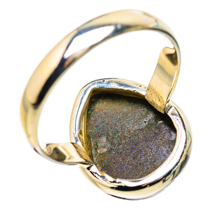 Andamooka Opal Rings handcrafted by Ana Silver Co - RING132229 - Photo 3