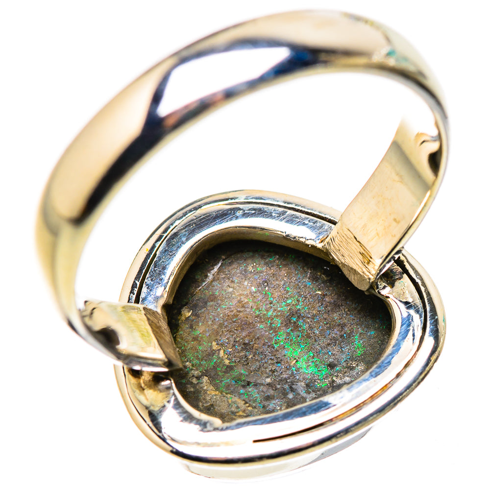 Andamooka Opal Rings handcrafted by Ana Silver Co - RING132243 - Photo 3
