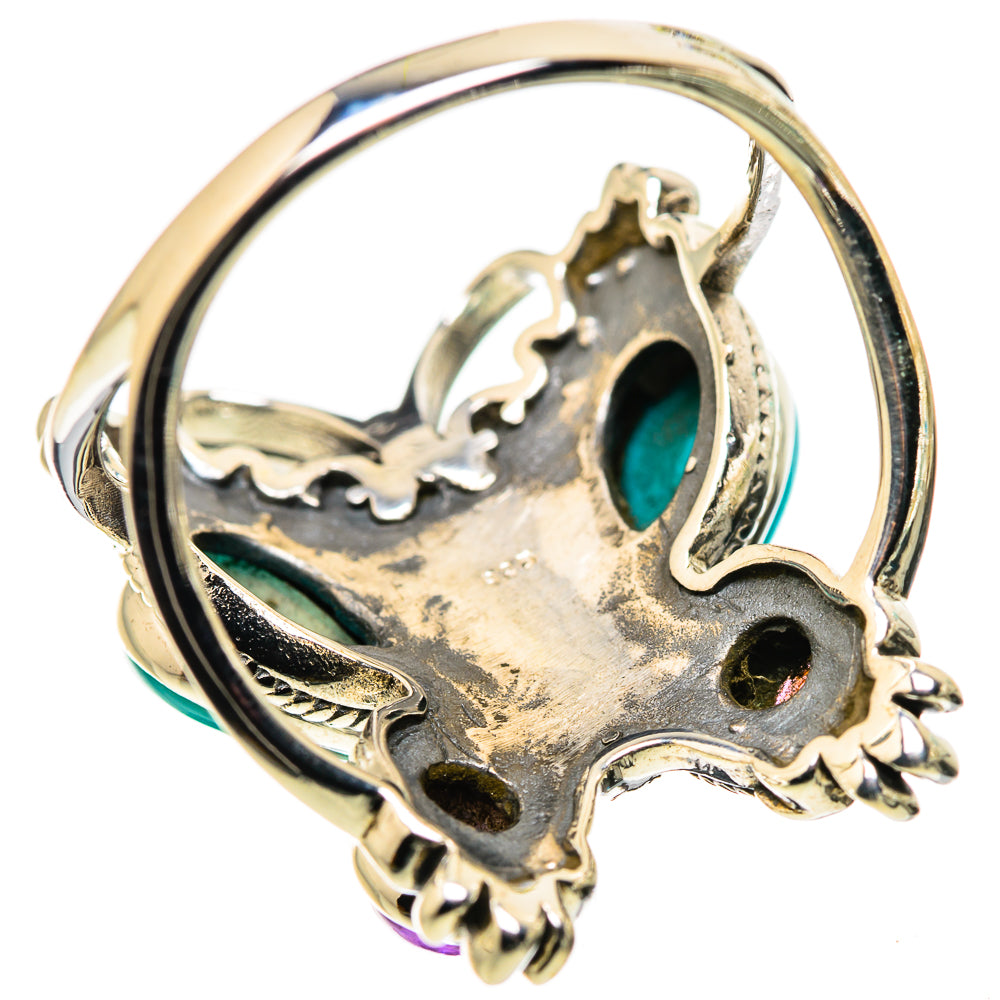 Sleeping Beauty Turquoise Rings handcrafted by Ana Silver Co - RING132280 - Photo 3