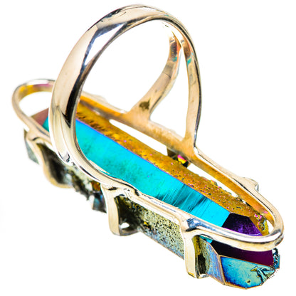 Titanium Sunshine Druzy Rings handcrafted by Ana Silver Co - RING132281 - Photo 3