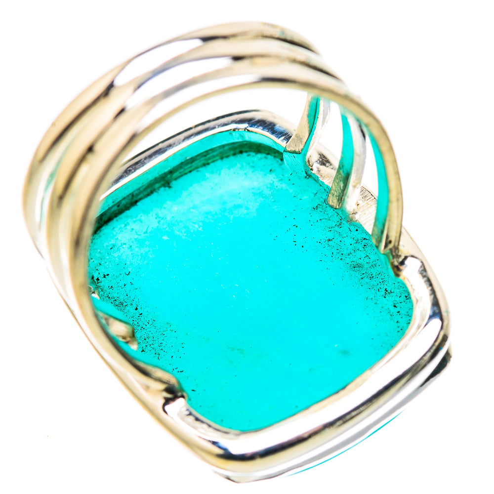 Peruvian Amazonite Rings handcrafted by Ana Silver Co - RING132288 - Photo 3