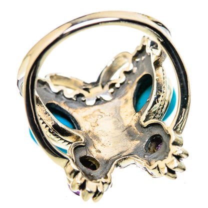 Sleeping Beauty Turquoise Rings handcrafted by Ana Silver Co - RING132300 - Photo 3