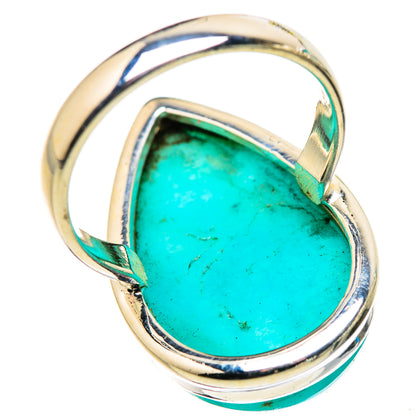 Peruvian Amazonite Rings handcrafted by Ana Silver Co - RING132311 - Photo 3