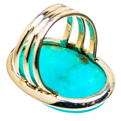 Peruvian Amazonite Rings handcrafted by Ana Silver Co - RING132326 - Photo 3
