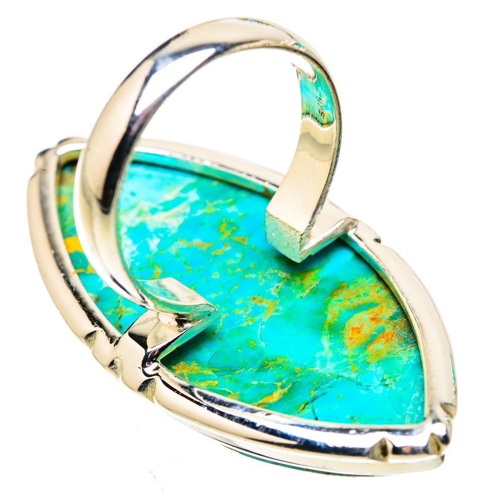 Chrysocolla Rings handcrafted by Ana Silver Co - RING132329 - Photo 3