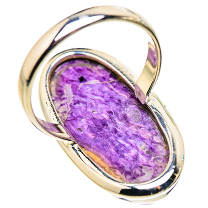 Charoite Rings handcrafted by Ana Silver Co - RING132336 - Photo 3