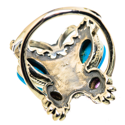 Sleeping Beauty Turquoise Rings handcrafted by Ana Silver Co - RING132339 - Photo 3