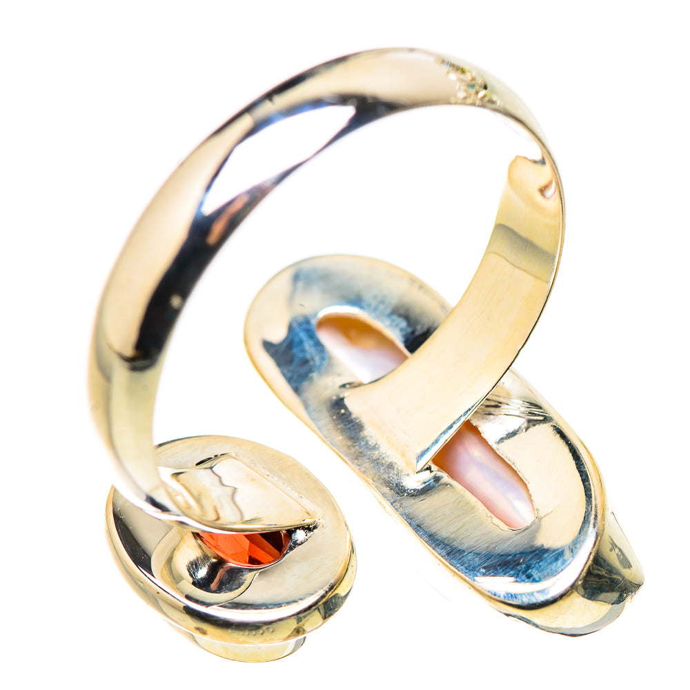Biwa Pearl Rings handcrafted by Ana Silver Co - RING132360 - Photo 3