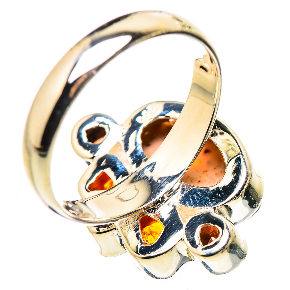Mexican Fire Agate Rings handcrafted by Ana Silver Co - RING132369 - Photo 3