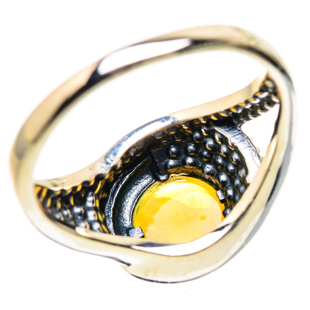 Ethiopian Opal Rings handcrafted by Ana Silver Co - RING132370 - Photo 3