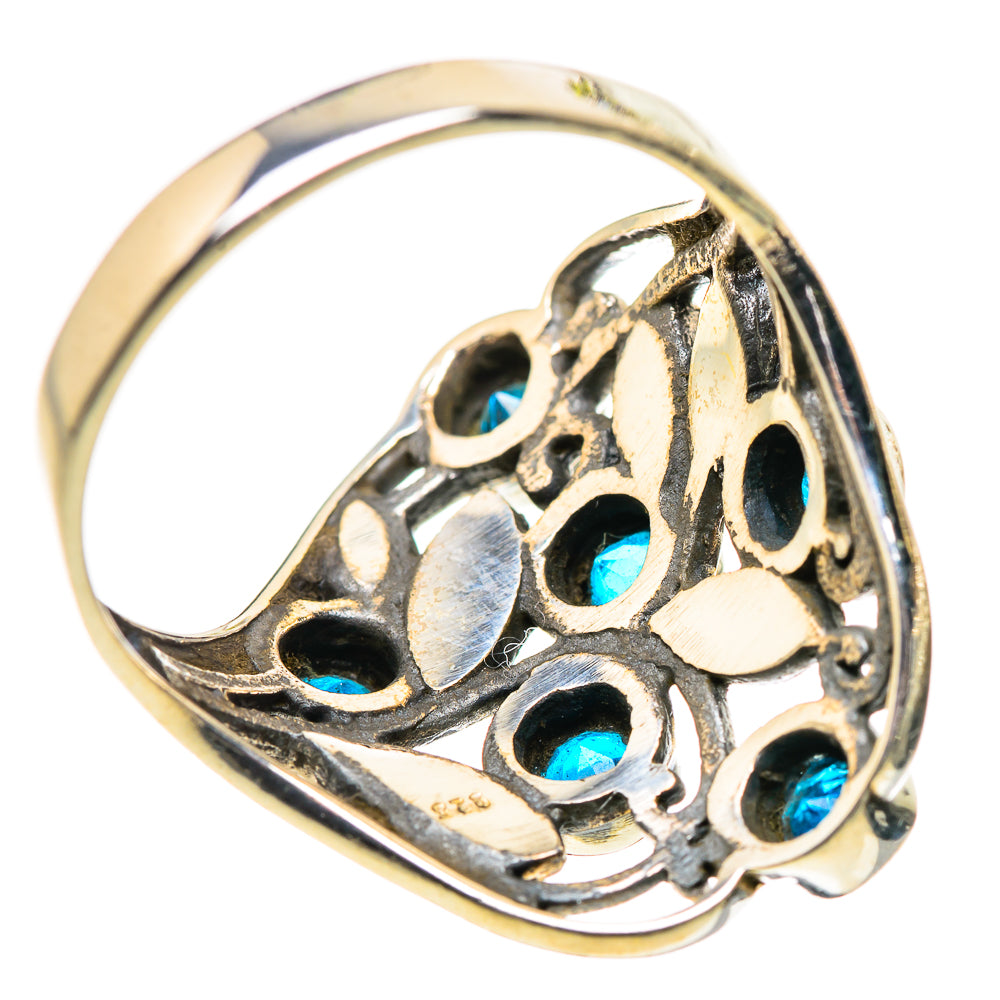 Swiss Blue Topaz Rings handcrafted by Ana Silver Co - RING132371 - Photo 3