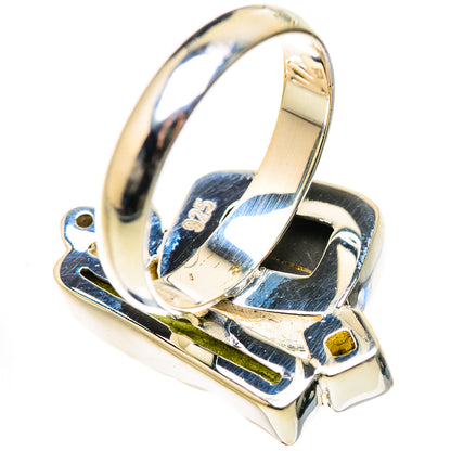 Spectro Pyrite Druzy Rings handcrafted by Ana Silver Co - RING132407 - Photo 3