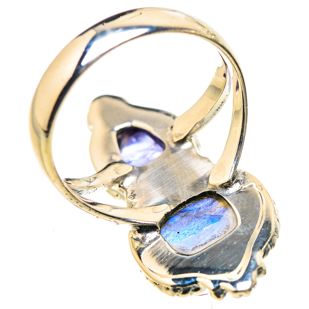 Labradorite Rings handcrafted by Ana Silver Co - RING132408 - Photo 3