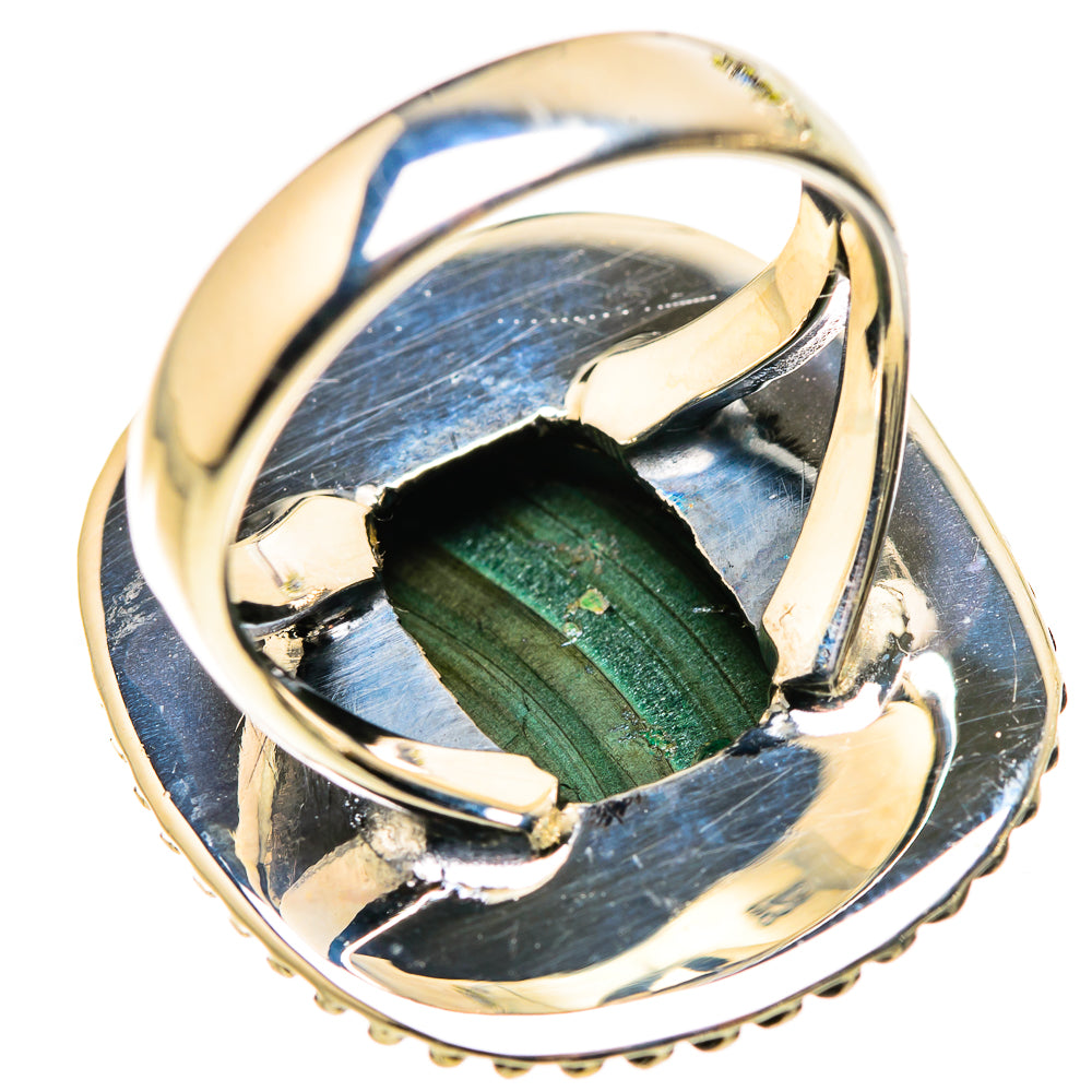 Malachite Rings handcrafted by Ana Silver Co - RING132414 - Photo 3