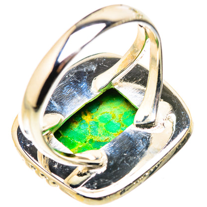 Gaspeite Rings handcrafted by Ana Silver Co - RING132415 - Photo 3