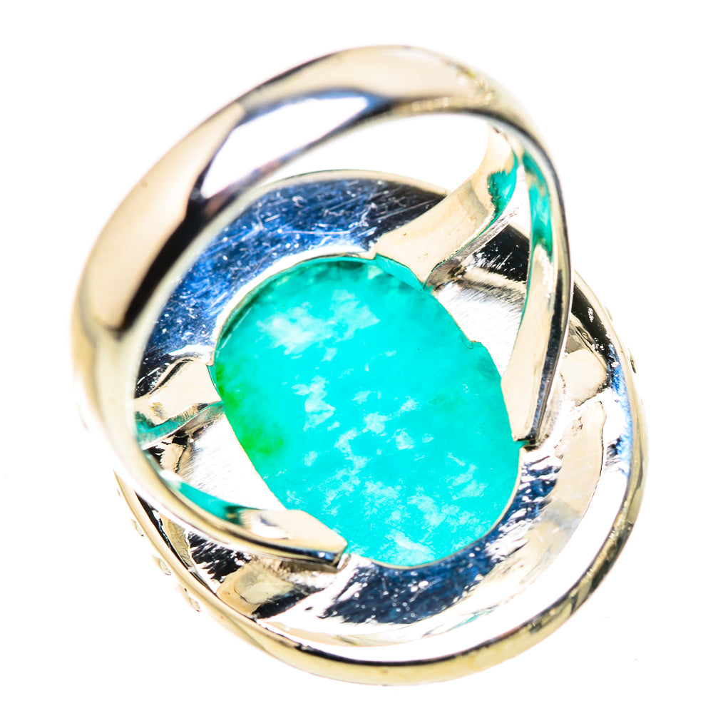Amazonite Rings handcrafted by Ana Silver Co - RING132417 - Photo 3