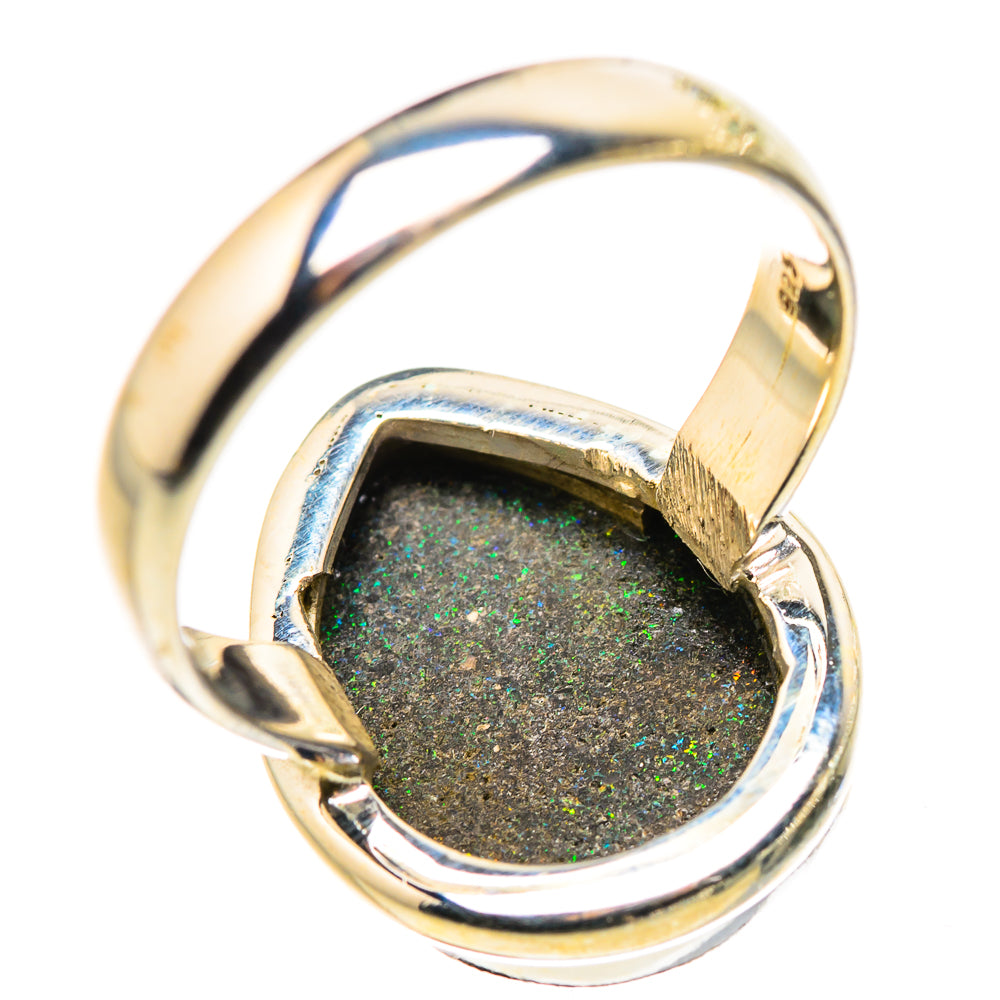 Andamooka Opal Rings handcrafted by Ana Silver Co - RING132428 - Photo 3
