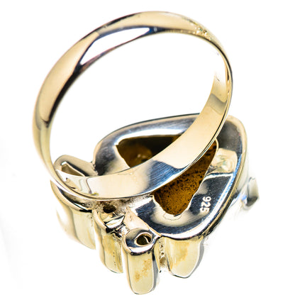 Coconut Geode Druzy Rings handcrafted by Ana Silver Co - RING132460 - Photo 3