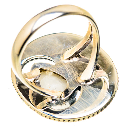 Rainbow Moonstone Rings handcrafted by Ana Silver Co - RING132487 - Photo 3