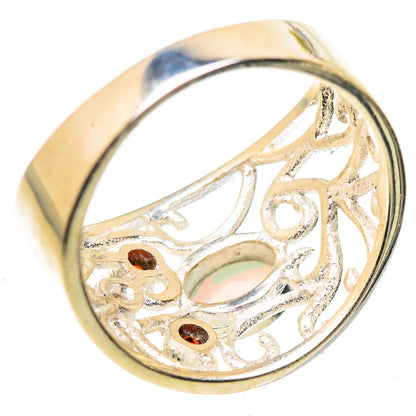 Ethiopian Opal Rings handcrafted by Ana Silver Co - RING132491 - Photo 3