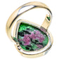 Ruby Zoisite Rings handcrafted by Ana Silver Co - RING132507 - Photo 3
