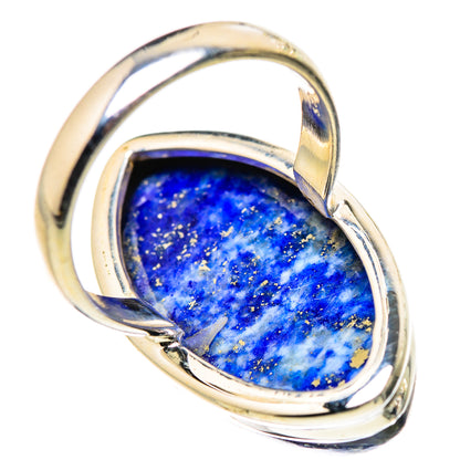 Lapis Lazuli Rings handcrafted by Ana Silver Co - RING132519 - Photo 3