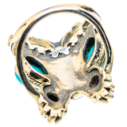 Sleeping Beauty Turquoise Rings handcrafted by Ana Silver Co - RING132539 - Photo 3