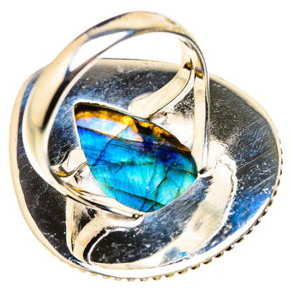 Labradorite Rings handcrafted by Ana Silver Co - RING132548 - Photo 3