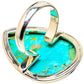 Chrysocolla Rings handcrafted by Ana Silver Co - RING132549 - Photo 3