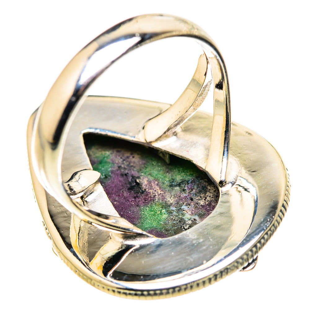 Ruby Zoisite Rings handcrafted by Ana Silver Co - RING132551 - Photo 3