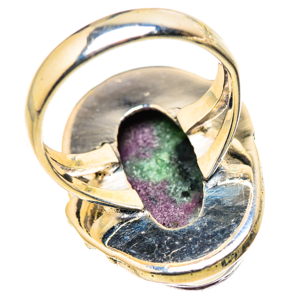 Ruby Zoisite Rings handcrafted by Ana Silver Co - RING132560 - Photo 3