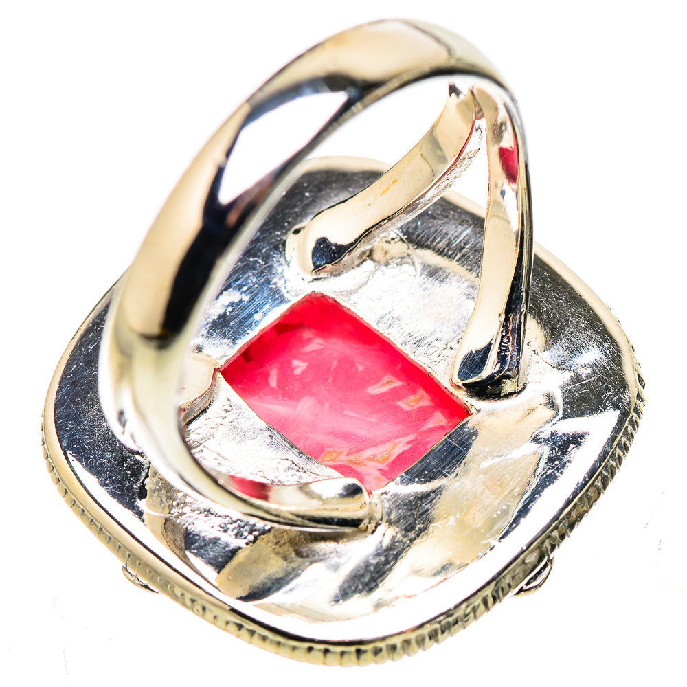Rhodochrosite Rings handcrafted by Ana Silver Co - RING132569 - Photo 3