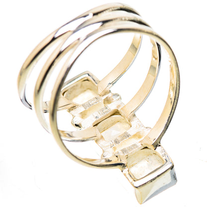 Rainbow Moonstone Rings handcrafted by Ana Silver Co - RING132574 - Photo 3